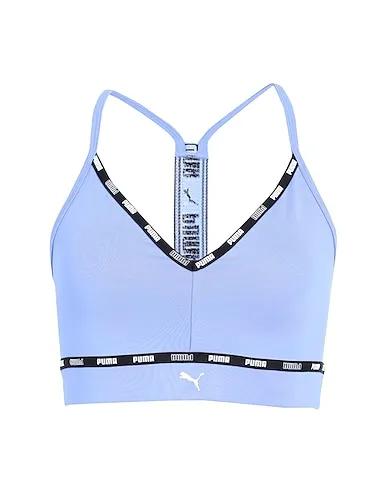 Lilac Crop top Low Impact Puma Strong Strappy Bra
