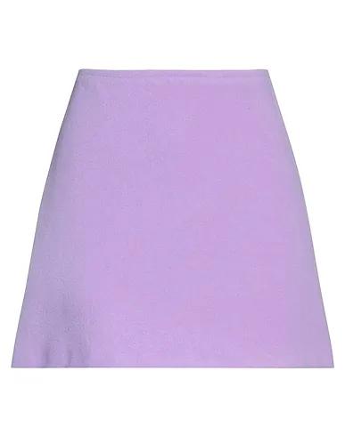 Lilac Flannel Mini skirt