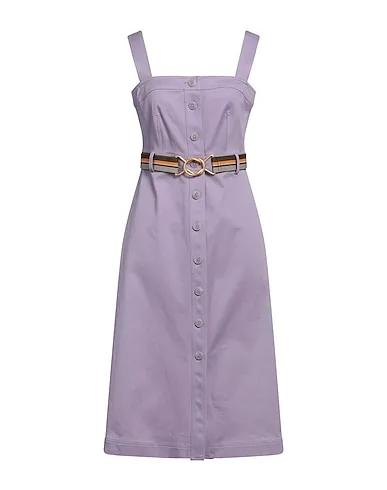 Lilac Gabardine Midi dress