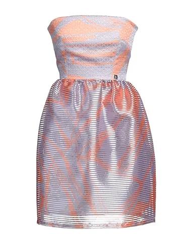 Lilac Jacquard Short dress