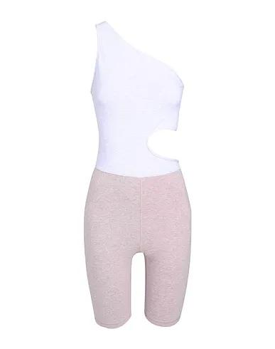 Lilac Jersey Jumpsuit/one piece EXHALE ONE SHOULDER LEOTARD
