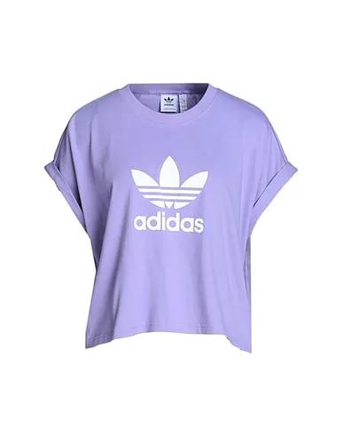 Lilac Jersey T-shirt ADICOLOR CLASSICS SHORT TREFOIL TEE

