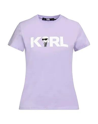 Lilac Jersey T-shirt IKONIK 2.0 KARL LOGO T-SHIRT
