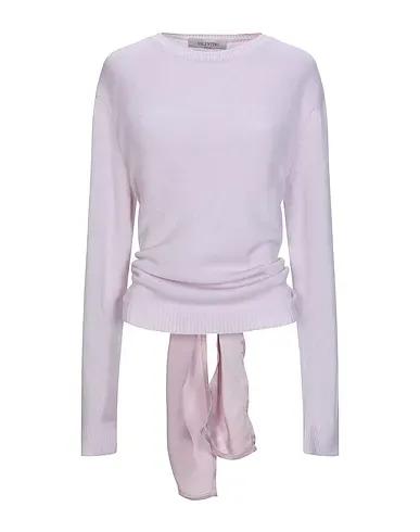 Lilac Knitted Cashmere blend