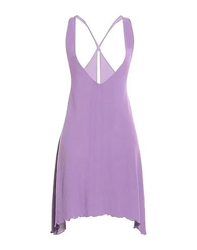 Lilac Knitted Short dress