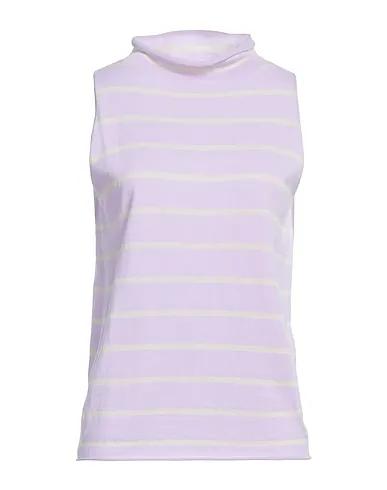 Lilac Knitted Sleeveless sweater
