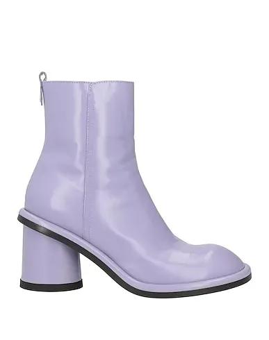 Lilac Leather Ankle boot