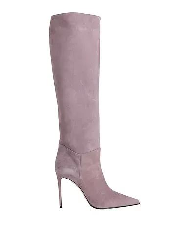 Lilac Leather Boots
