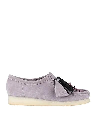 Lilac Leather Laced shoes WALLABEE.W
