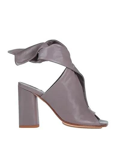 Lilac Leather Sandals