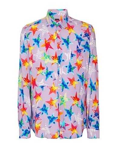 Lilac Patterned shirt VISCOSE MULTICOLOR PRINTED SHIRT
