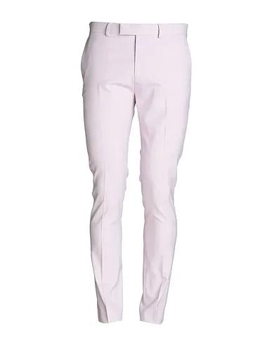 Lilac Plain weave Casual pants