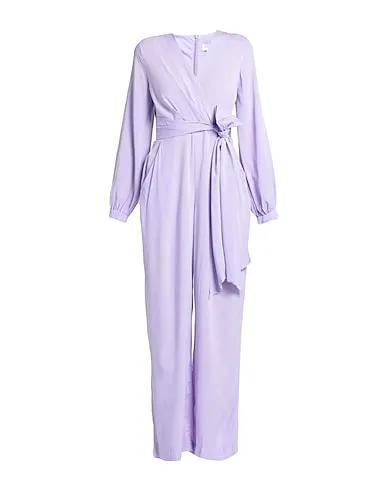 Lilac Plain weave Jumpsuit/one piece