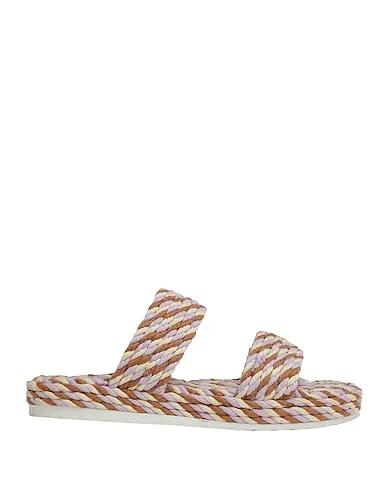 Lilac Plain weave Sandals