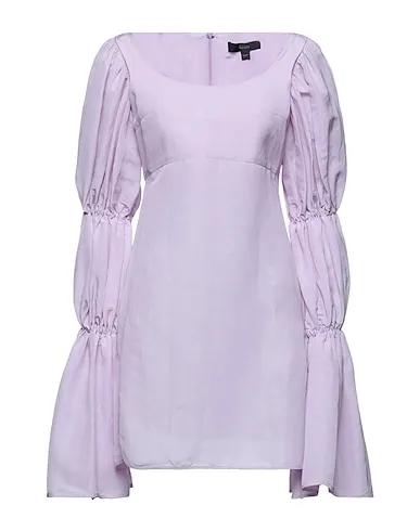 Lilac Plain weave Sequin dress