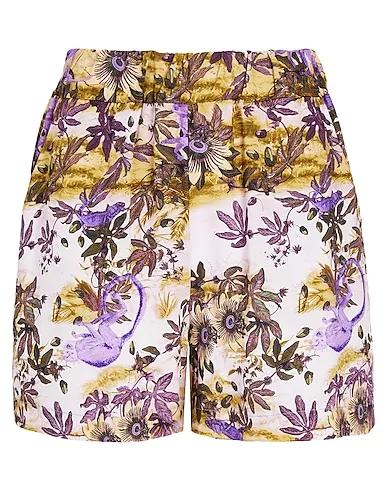 Lilac Plain weave Shorts & Bermuda
