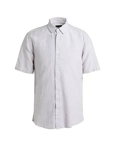 Lilac Plain weave Solid color shirt