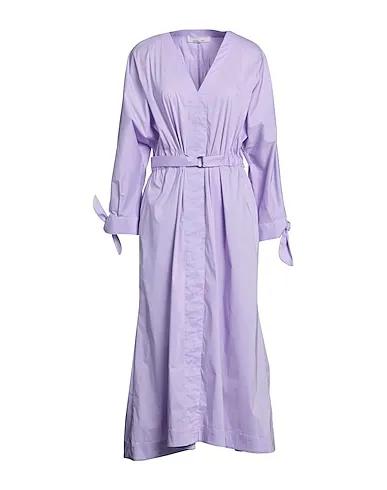 Lilac Poplin Midi dress
