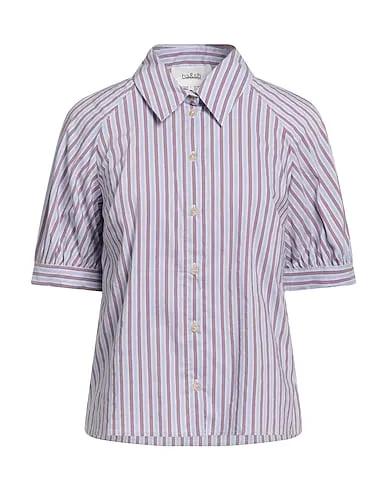 Lilac Poplin Patterned shirts & blouses