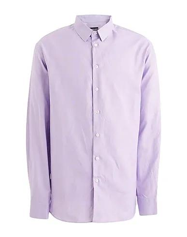 Lilac Poplin Striped shirt