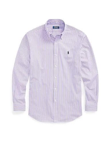 Lilac Poplin Striped shirt