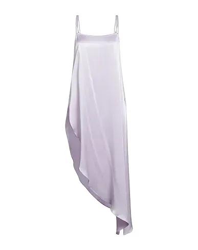 Lilac Satin Long dress