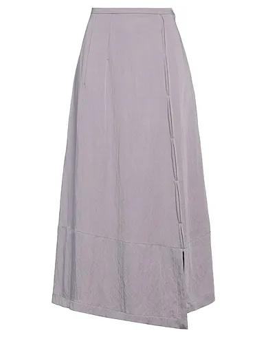 Lilac Satin Maxi Skirts