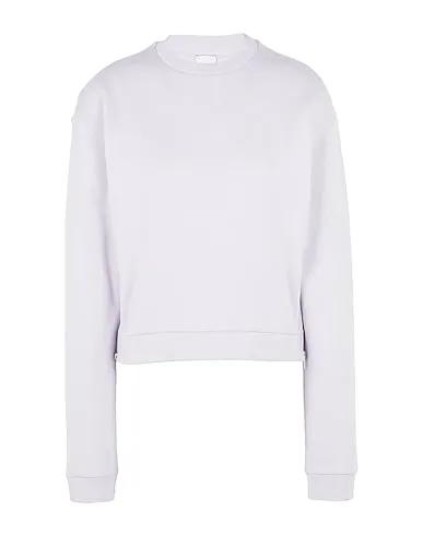 Lilac Sweatshirt ORGANIC COTTON  L/SLEEVE SWEATSHIRT W/ SIDE ZIPS
