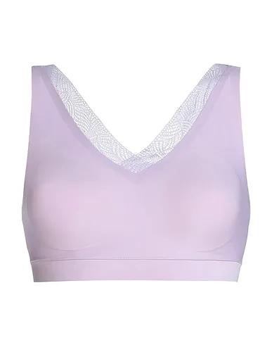 Lilac Synthetic fabric Bra