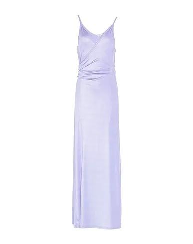 Lilac Synthetic fabric Long dress