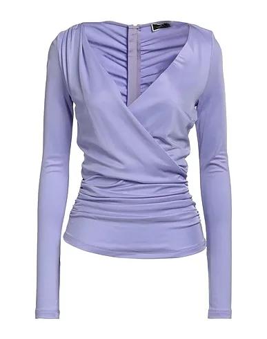 Lilac Synthetic fabric T-shirt