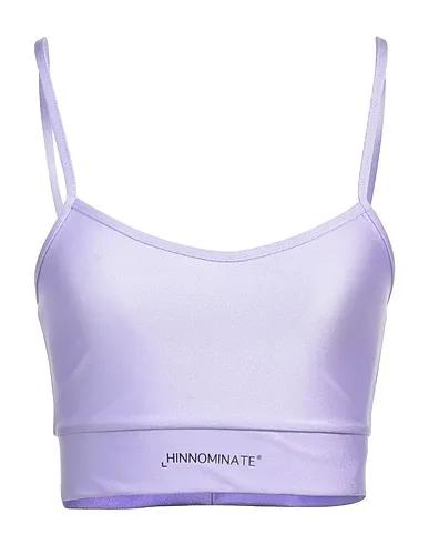 Lilac Synthetic fabric Top