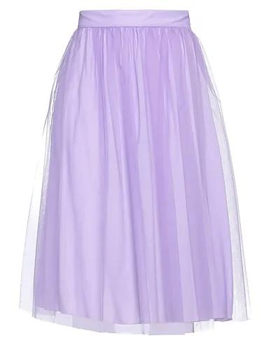 Lilac Tulle Midi skirt