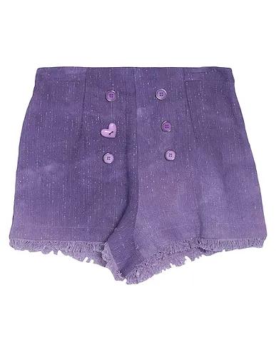 Lilac Tweed Shorts & Bermuda