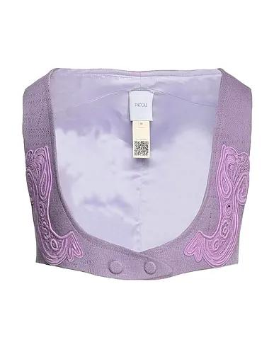 Lilac Tweed Top