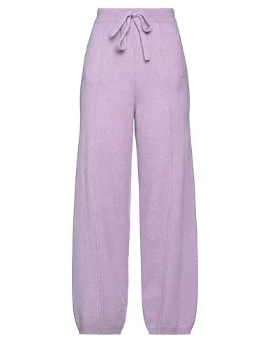 Lilac Velour Casual pants