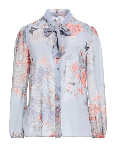 Lilac Voile Floral shirts & blouses