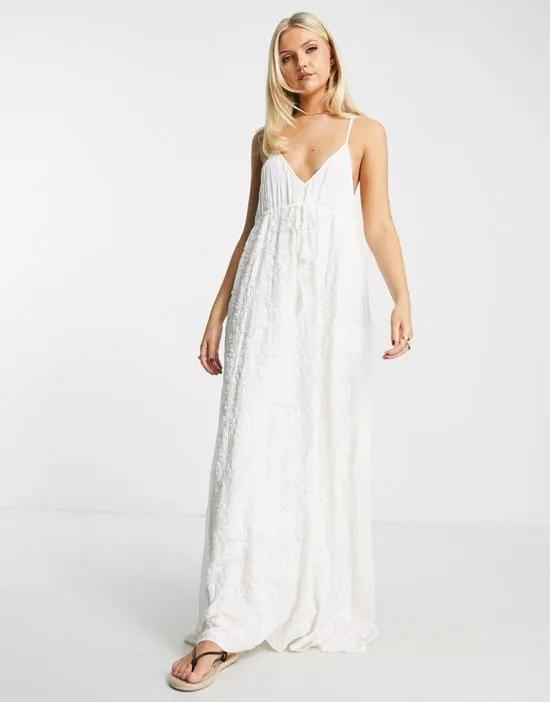 Lillywhite maxi dress in white