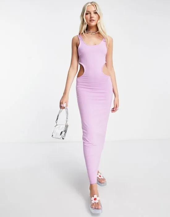 Lina cut out dress in pink