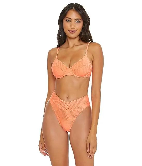 Line in The Sand Giselle Rib Textured Underwire Bra