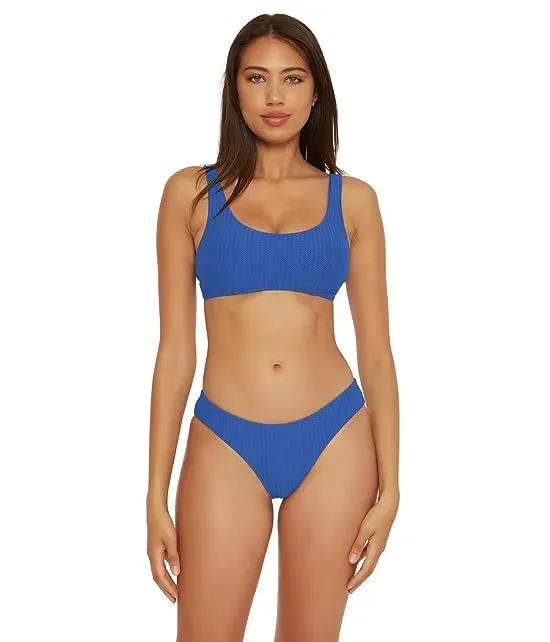 Line in The Sand Harley Rib Textured Strappy Scoop Bra