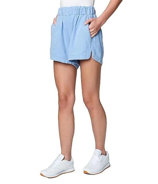 Linen Pull-On Shorts in Hall Pass