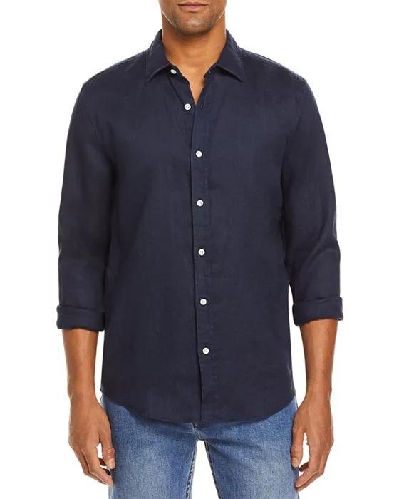 Linen Regular Fit Button-Down  Shirt - 100% Exclusive