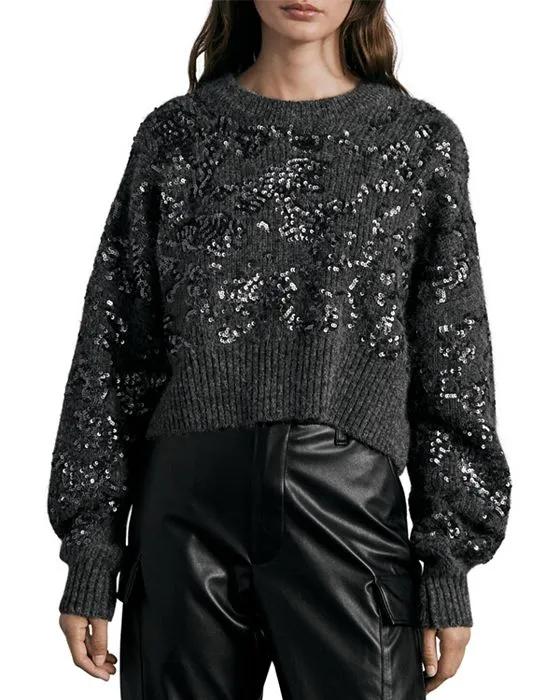 Liza Sequined Sweater