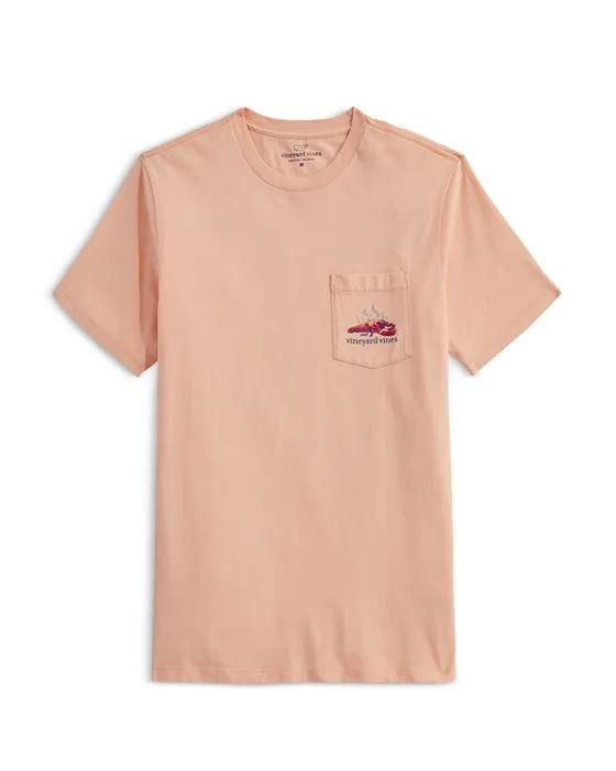 Lobster Bake Cotton Graphic Pocket Tee 