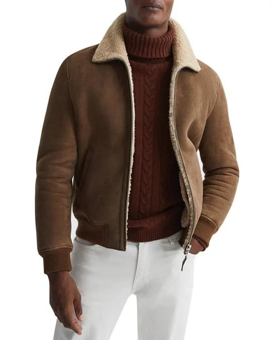 Loburn Zip Through Shearling Jacket