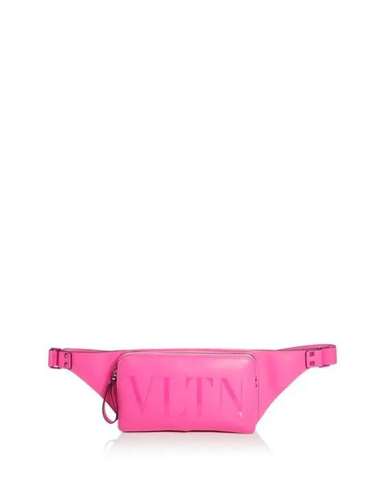 Logo Leather Belt Bag