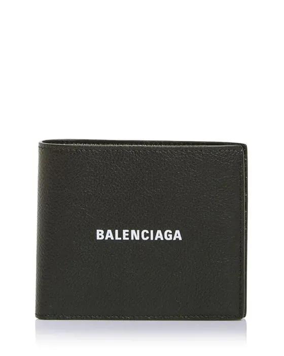 Logo Leather Bifold Wallet