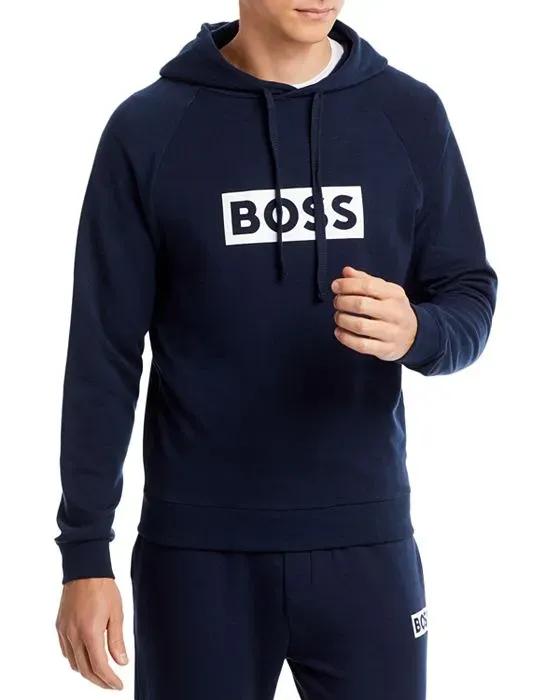 Logo Print Regular Fit Hooded Sweatshirt