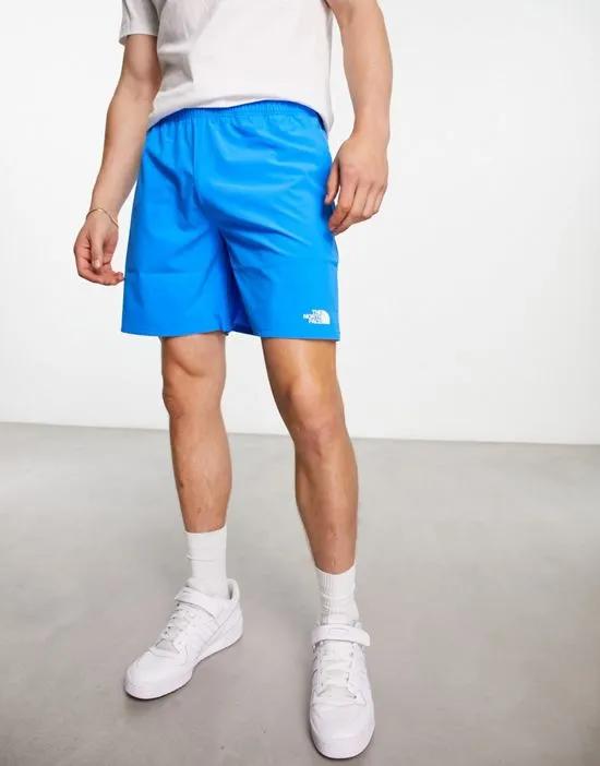 Logo shorts in blue